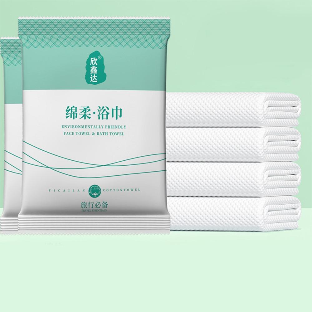 Горячее предложение 70x140 см Одноразовое банное полотенце Толстое мягкое полотенце для тела и душа Без клопов Впитывающее воду полотенце Отель Путешествие