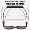 4colors Portable Folding Presbyopia Sunglasses Women Men HD Eye Protection Anti Blue Light Reading Sunglasses Fashion Goggles