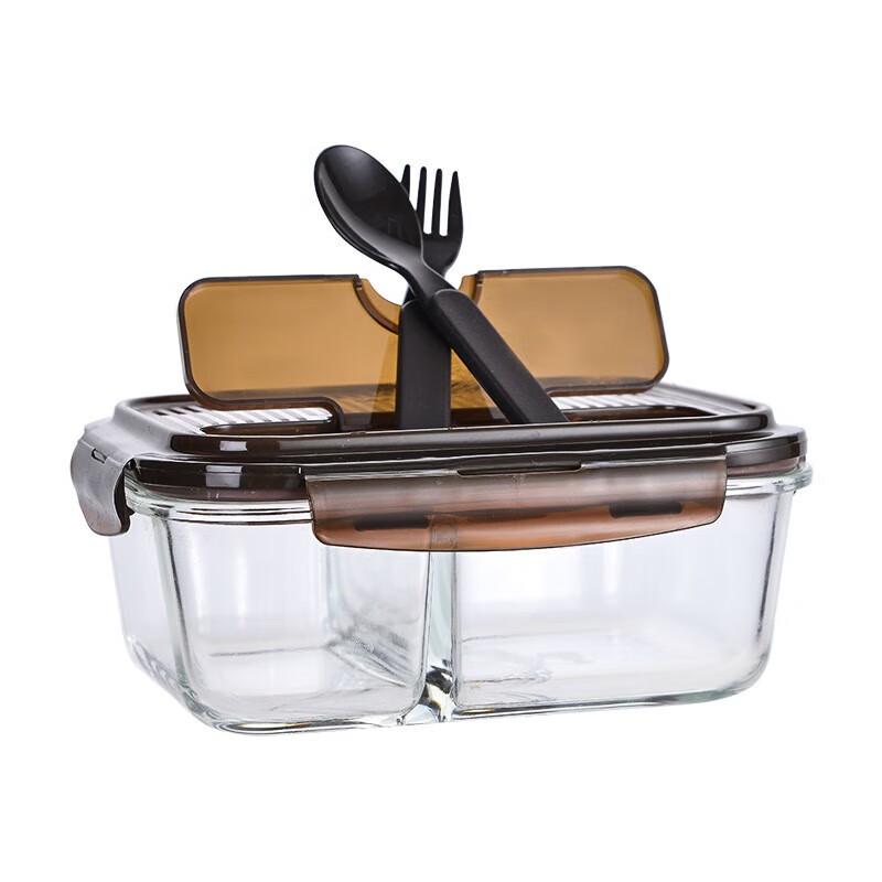 Lock&Lock Divided Glass Lunch Box