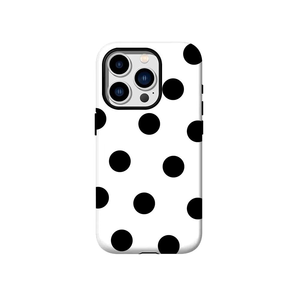 Роскошный цветной чехол Clmj в точку для iPhone 17 16 15 14 13 12 11 Air Pro Max Plus Роскошная двухслойная задняя крышка