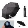 dclaq2 Portable Folding Automatic Umbrella Rain Car Large Business 3Folding Umbrellas For Skoda Octavia MK2 MK 2 3 Fabia Karoq Superb
