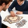 135 штук Пазлы с котами для взрослых Деревянные Неправильной формы Пазл Креативная игрушка Веселые Красочные Коты Уникальной формы Пазлы Поделки Снятие стресса