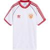 Originals Manchester United Logo Sports Pullover Short Sleeve Football Shirt Men Tops White JF0376