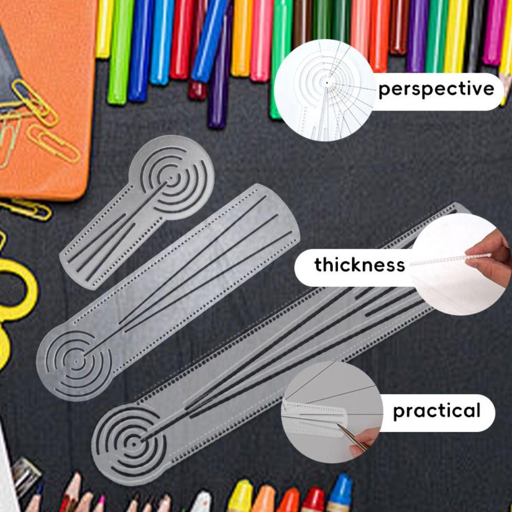 Durable Mandala Drawing Stencil Reusable Dot Art Circle Maker School Math Craft Project