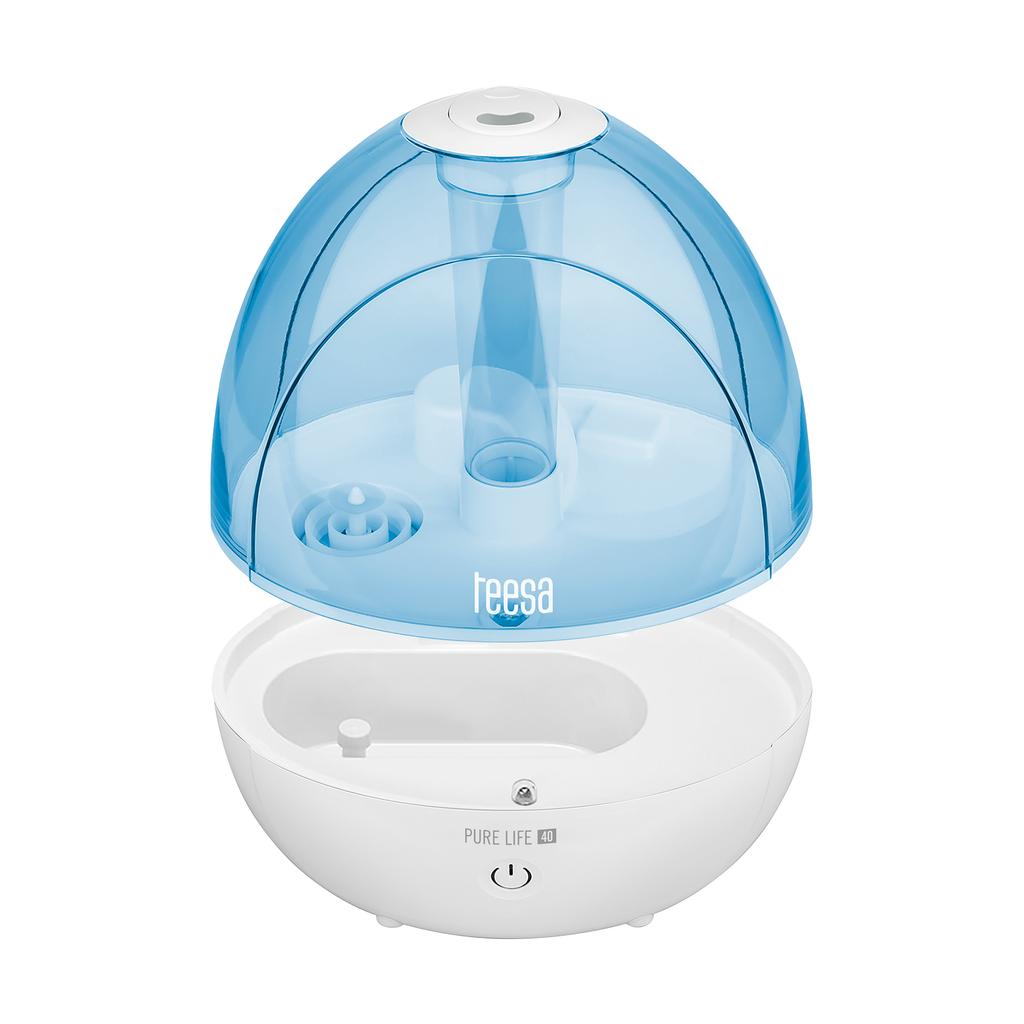 TEESA PURE LIFE 40 ultrasonic air humidifier, silent, automatic lamp