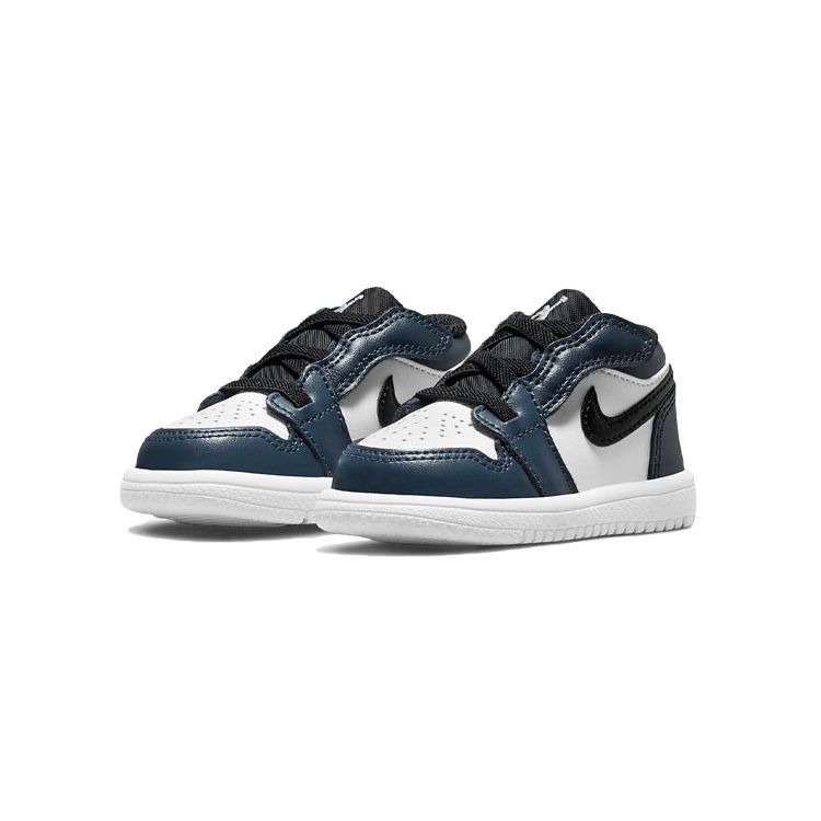 Air Jordan 1 Low ALT TD Armory Navy Baby Sneakers Blue Black White CI3436-411