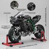 1:6 1:9 Kawasaki H2R Загружаемый Распыляемый Динамический Сплав Металл Литой Модель Мотоцикла Звук и Свет Подарочная Коробка на День Рождения для Мальчика