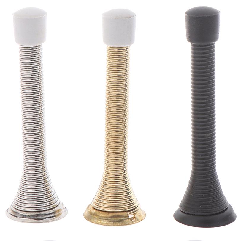 Spring Door Stopper Door Stop Wall Decorative Door Stopper Protect Doors & Wall Nail-Free Doorstop