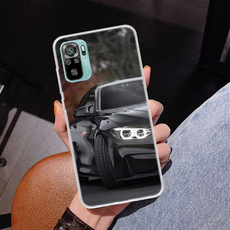 Мужской чехол со спортивными автомобилями для Xiaomi Redmi Note 10 Pro Max 10S 9 9S 9T 8 8T 11T 11S 11 5G 11E 7 6 5 4X Coque