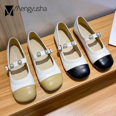 Модные туфли-лолиты с бисерным ремешком для женщин, весенне-осенние балетки, лоферы с квадратным носком от дизайнерского бренда, женские туфли без застежки с мелким вырезом