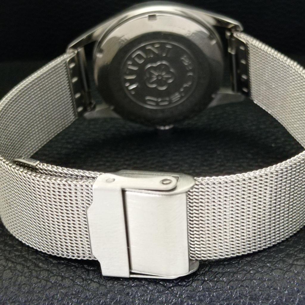 ВИНТАЖНЫЕ ЧАСЫ TITONI AIRMASTER С РУЧНЫМ ЗАВОДОМ TITOFLEX ШВЕЙЦАРСКИЕ МУЖСКИЕ СИНИЕ ЧАСЫ a436444-2