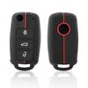 Silicone Car Key Case Keys Full Cover Protection Shell Bag For VW Volkswagen Polo Tiguan Passat Golf Jetta Lavida Skoda Octavia