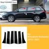 6Pcs/set Car Pillar Posts Door Window Trim Cover Sticker for Mitsubishi Outlander 2013 2014 2015 2016 2017