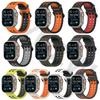 Two-Tone Ocean Strap For Apple Watch Ultra 2 Band 49mm 46mm 45mm 44mm 42mm Sports Silicone Bracelet iWatch Series 10 9 8 7 6 SE Band