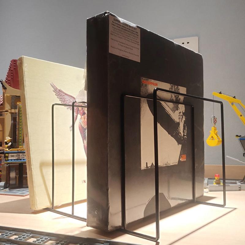 Multifunction Desk Record Shelf Organizer Office Decor for LP Record Rack Book Magzine Holder Desk Record Storage Organi