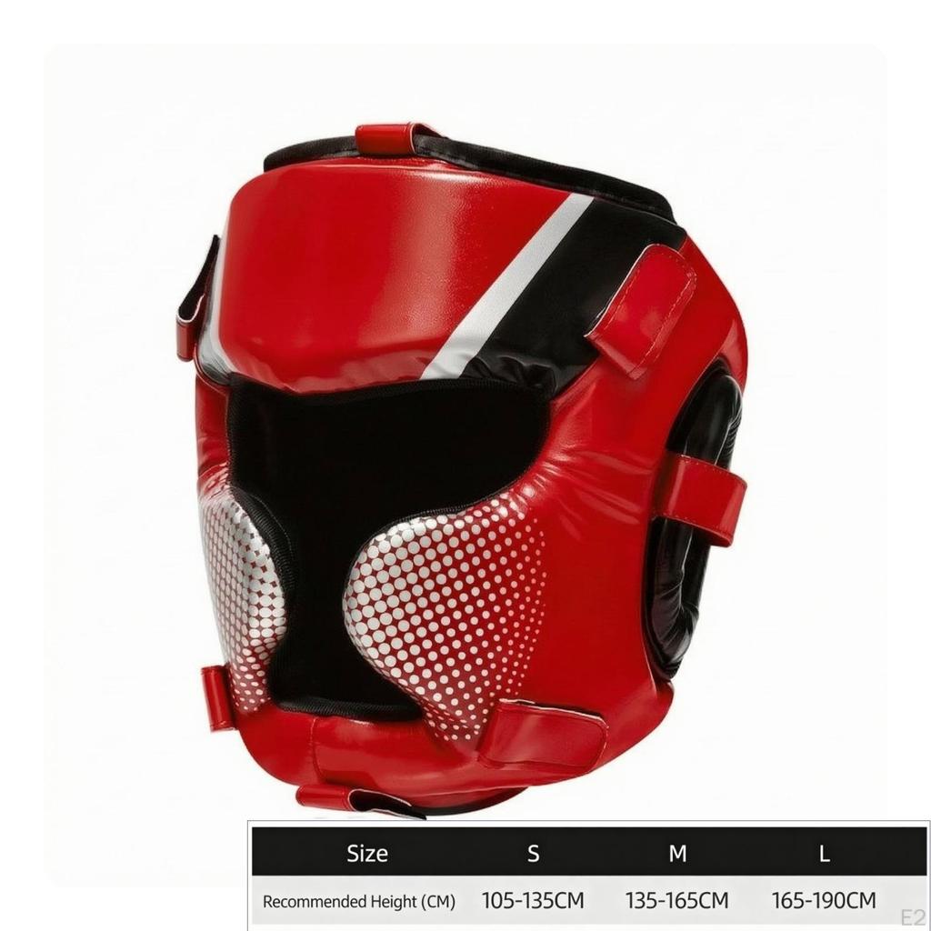 Head Protector with Face Guard Removable for Sparring