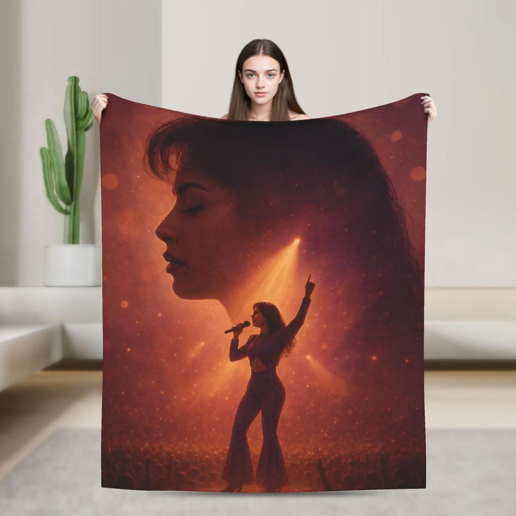 Певица Селена Гомес Я Сказала, Что Люблю Тебя Первой Плед Теплый Мягкий Для Домашнего Декора Декоративное Фланелевое Покрывало Покрывало На Кровать