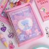 Girls Coco Melting Bear 6-hole Poker Binder + 30 Sheets of Inner Paper A5 Diary Photo Card Scrapbook