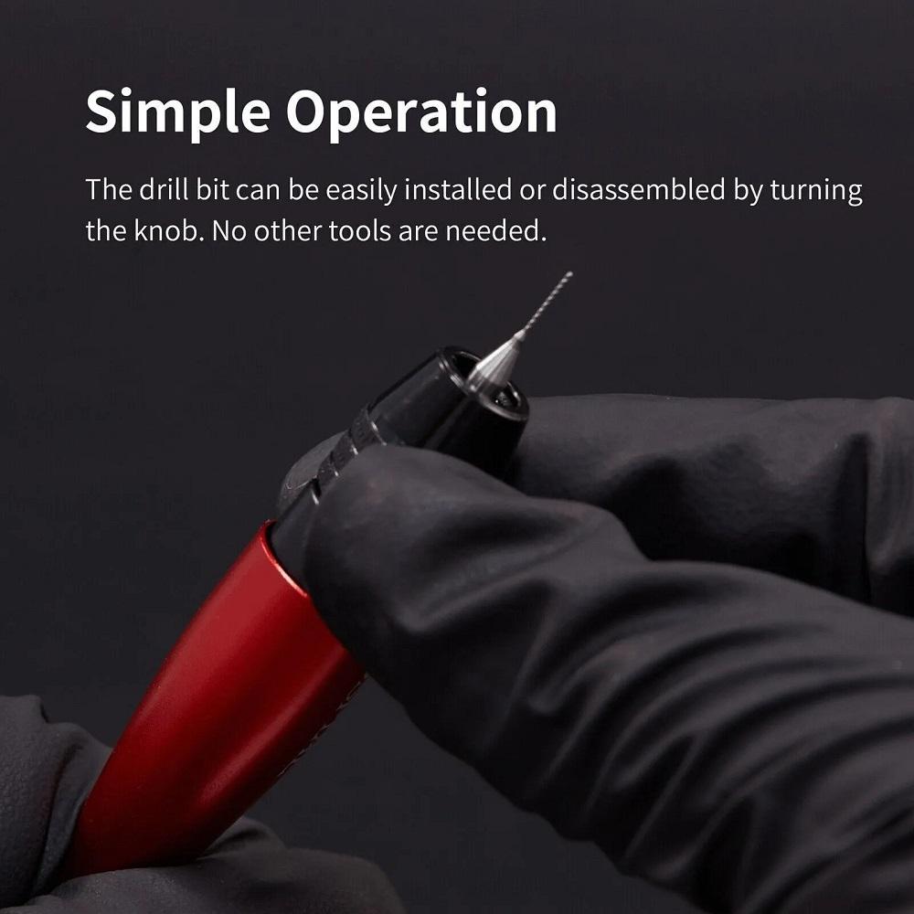 DSPIAE AT-VHDS прецизионный универсальный набор ручных дрелей из алюминиевого сплава для сверл диаметром 0,3–3,2 мм для моделирования, поделок, строительства, хобби, инструментов