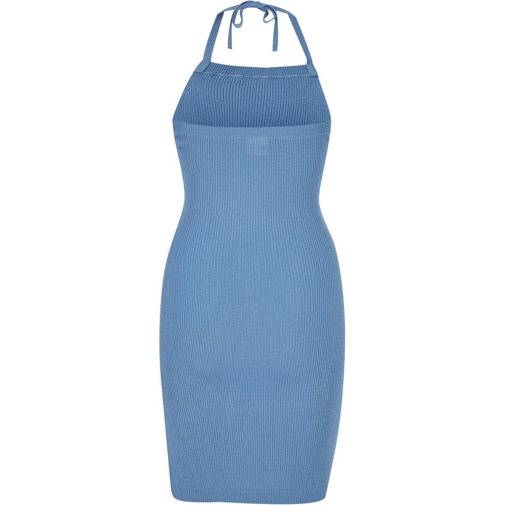 Urban Classics Womens/Ladies Rib Knit Halter Neck Dress