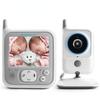 Video Baby Monitor 2.4G Wireless 3.2 Inches LCD Two Way Audio Talk Night Vision Surveillance Security Camera BabysitterA
