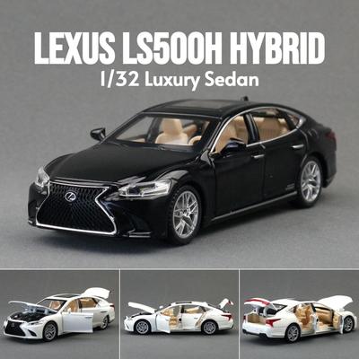 1:32 LS500H Модель автомобиля из сплава Литые под давлением и игрушечные транспортные средства Металлическая модель автомобиля Высокая симуляция Продвинутая модель автомобиля Предметы коллекционирования