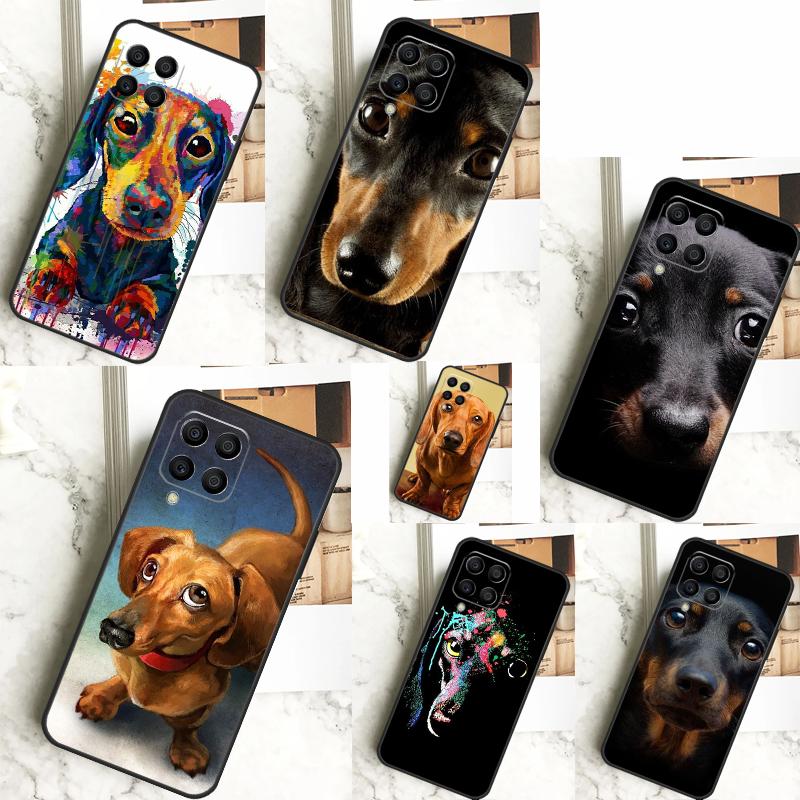 Такса Собака для Samsung Galaxy M23 M33 M13 M53 M11 M51 M14 M34 M54 M15 M55 M20 M30s M12 M32 M52 Чехол