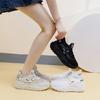 Мода 2025 Лето Новая Корейская Версия Дышащая Вязаная Обувь для Женщин, Студенческая Спортивная Обувь для Бега Повседневная Обувь YDY423