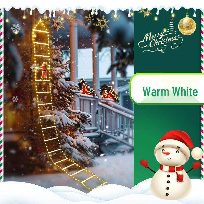 Светодиодная гирлянда «Дед Мороз»: Декоративные праздничные огни для помещений/улицы