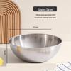 ZISIZ Миска из нержавеющей стали для смешивания