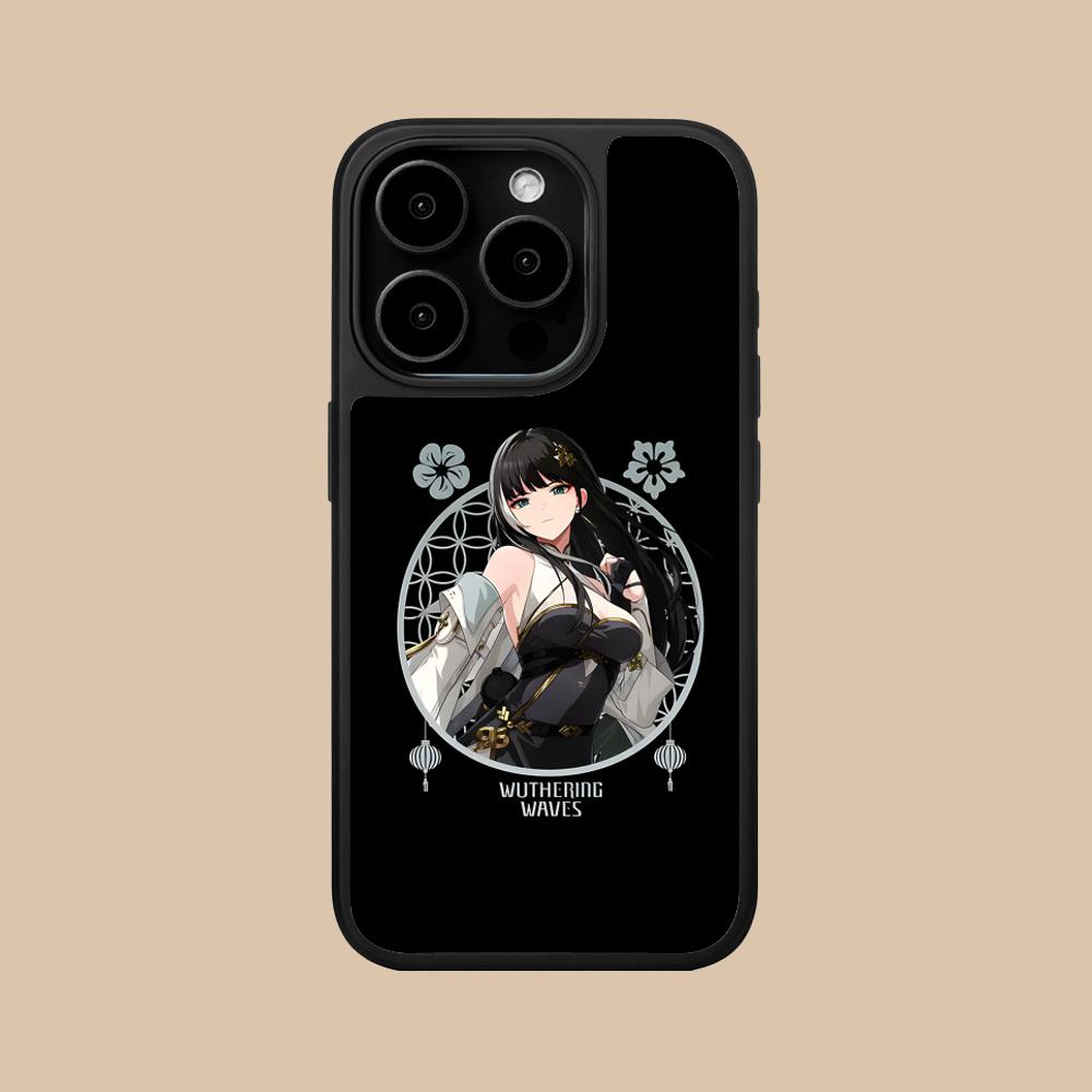 Чехол для телефона Wuthering Waves Baizhi для iPhone 17 16 15 14 13 12 11 Air Pro Max Plus Матовая поверхность