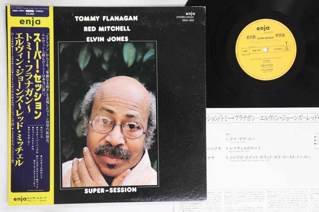 Виниловая пластинка TOMMY FLANAGAN Super Session 28MJ3001 ENJA 1980 Япония Obi Jazz Б/у