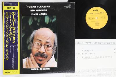 Виниловая пластинка TOMMY FLANAGAN Super Session 28MJ3001 ENJA 1980 Япония Obi Jazz Б/у