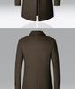 Men's Mid-Length Wool Coat - Autumn/Winter Casual Overcoat, 2025 Windbreaker for Middle-Aged Men