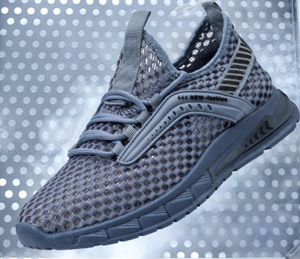 Летняя мужская спортивная обувь премиум-класса в сетку с дышащей повседневной обувью с низким верхом легкая и удобная