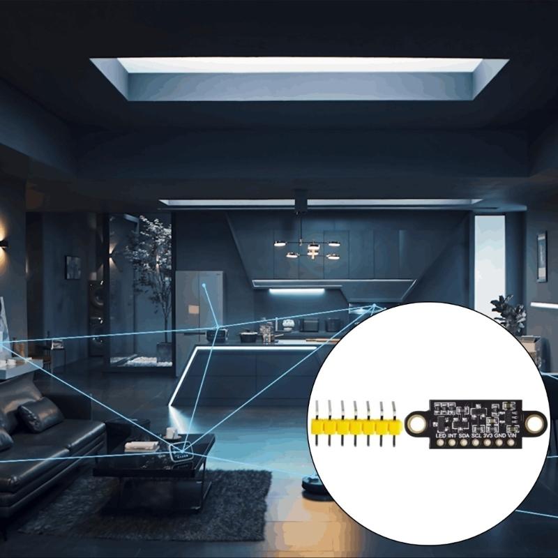 Компактный модуль датчиков распознавания цвета TCS34725 LED для электроники Идеально подходит для точного измерения цвета Малый размер