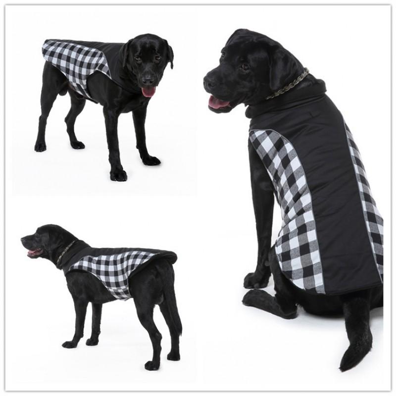 Winter Warm Dog Coats Medium Large Dogs British Style Pet Clothes Golden Retriever