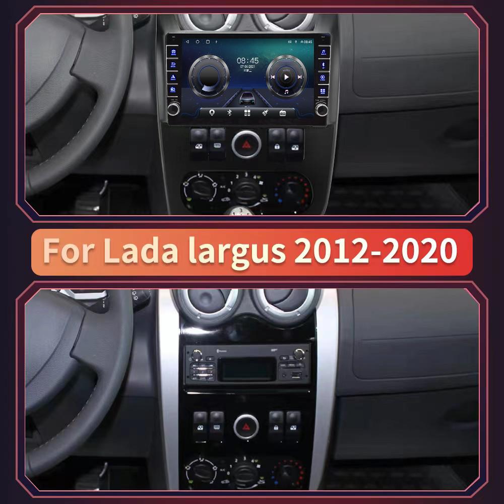 Android 2 Din Car Radio Multimedia Video Player for Lada Largus 2012-2020 With Button Knob GPS Navigation Audio 1+16GB