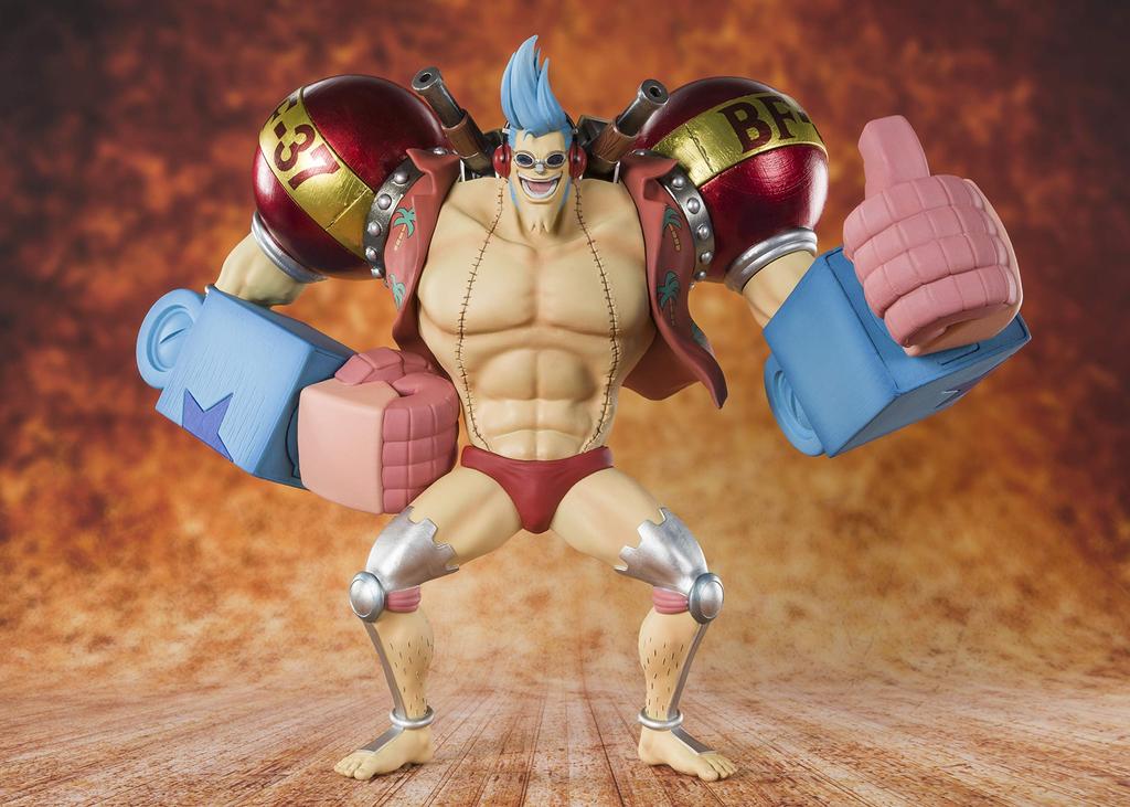 TAMASHII NATIONS Figuarts ZERO ONE PIECE Iron Man Franky 200mm Painted Finished Figure Approx. ABS&PVC
