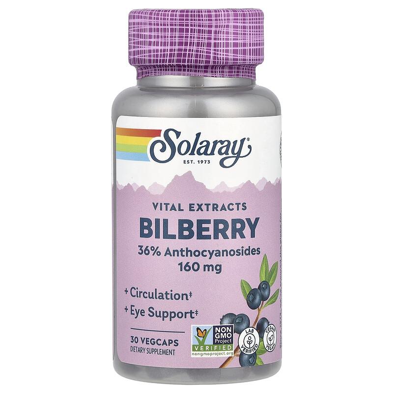 Vital Extracts Bilberry, 30 VegCaps