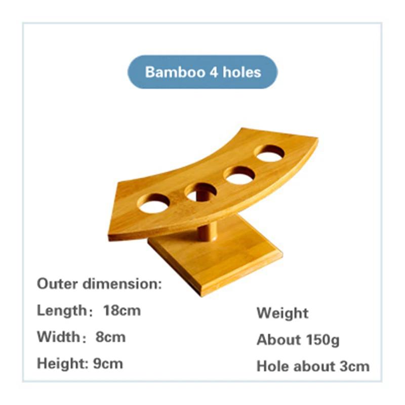 Bamboo and Wood Hand Roll Holder Porphyra Roll Sushi Rack Sushi Container Japanese Sushi Rack Wooden Tableware Ice Cream Rack