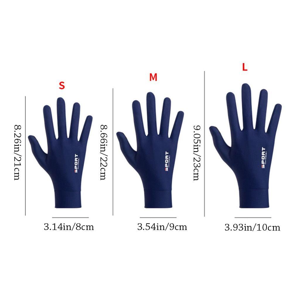 Thin Sunscreen Gloves UV Protection Anti-UV Mittens Summer Sun Protection Gloves Sports