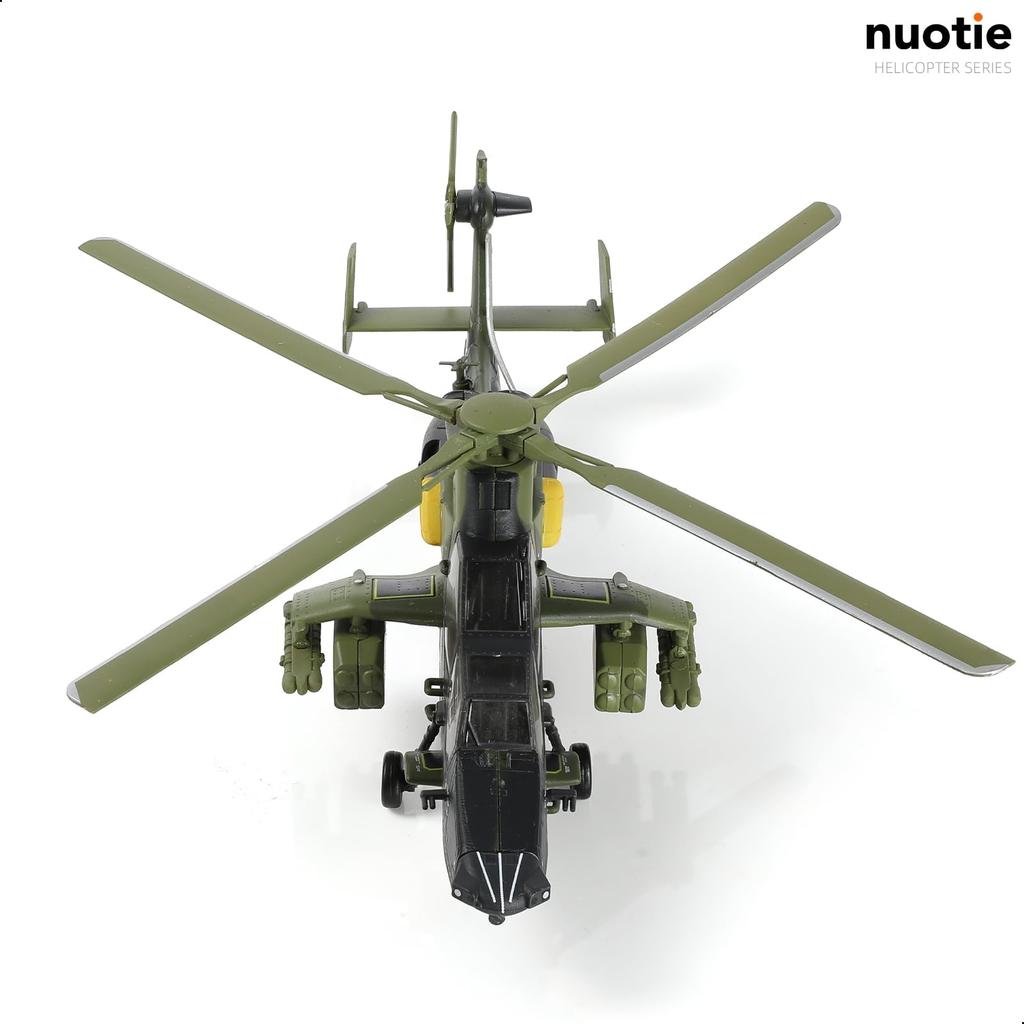 NUOTIE EC665 Eurocopter Tiger Металлическая модель самолета с подставкой UAT Немецкая военная литая модель вертолета из сплава Военная коллекция самолетов 1/72