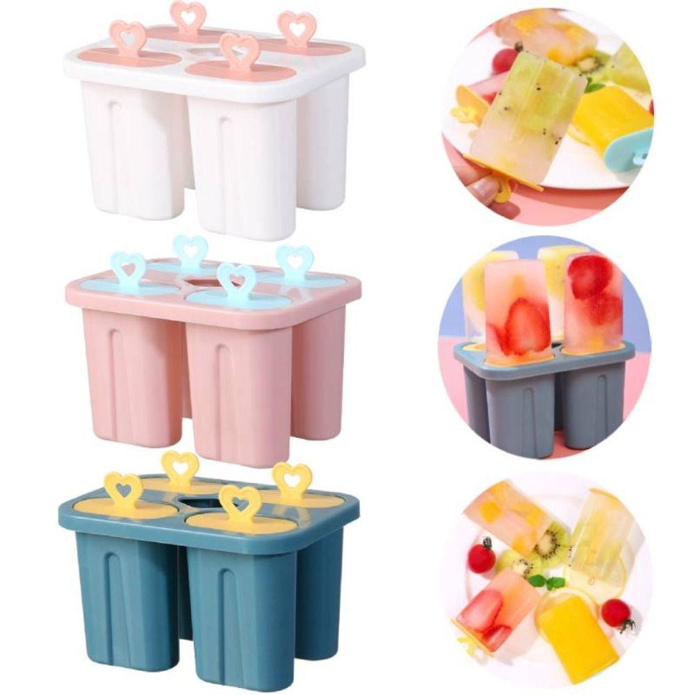 Easy Release Popsicle Mold BPA Free Ice Pop Make Reusable Ice Cream Mould  Kitchen