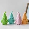 3D Ski Dwarf Scented Candle Silicone Mold DIY Epoxy Resin Plaster Gnome Ornament Mould Handmade Soap Candle Making Supplies