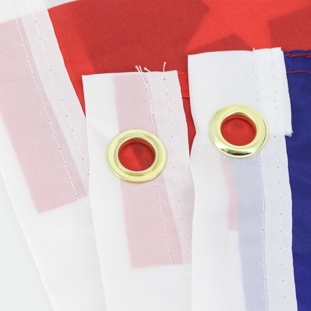 Американский флаг 150x90см флаг США Высокое качество Двусторонняя печать Полиэстер Американский флаг Люверсы Флаг США