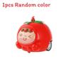 Creative Cartoon Tomato Design Mini Inertia Children Toy Car For Kids Play And Development