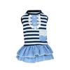 Lovely Dog Puppy Denim Dress Dog Cat Pet Tutu Skirt Princess Wedding Dress Cute Dog Apparel Dog Clothing