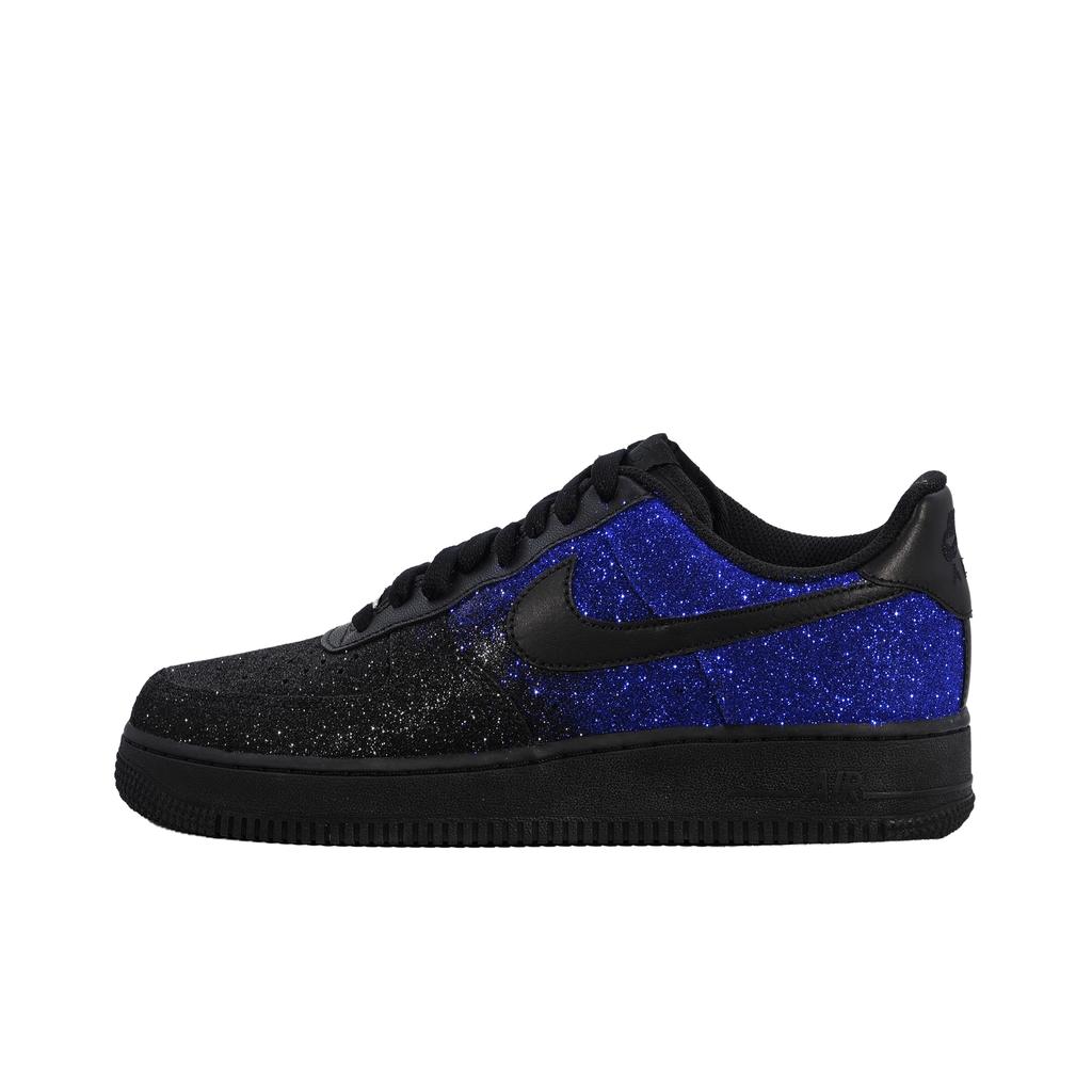 Nike Nike Air Force 1 Нескользящие, Износостойкие, Легкие Низкие Кеды для Скейтбординга Мужские Сине-Черные Diamond CW2288-001(Команда133-)