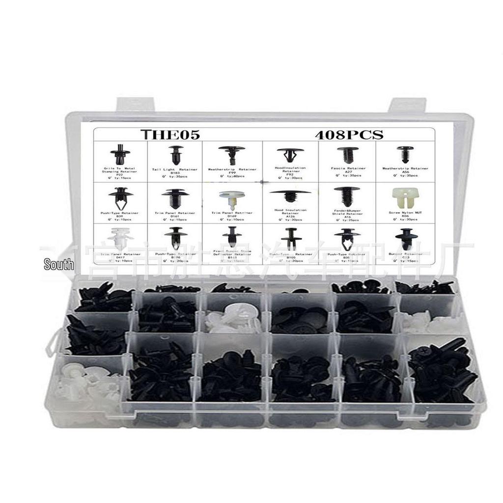 280pcs Car Trim Panel Snap Fasteners for Mazda, Toyota, BMW, Honda - Matching Accessories for Lining